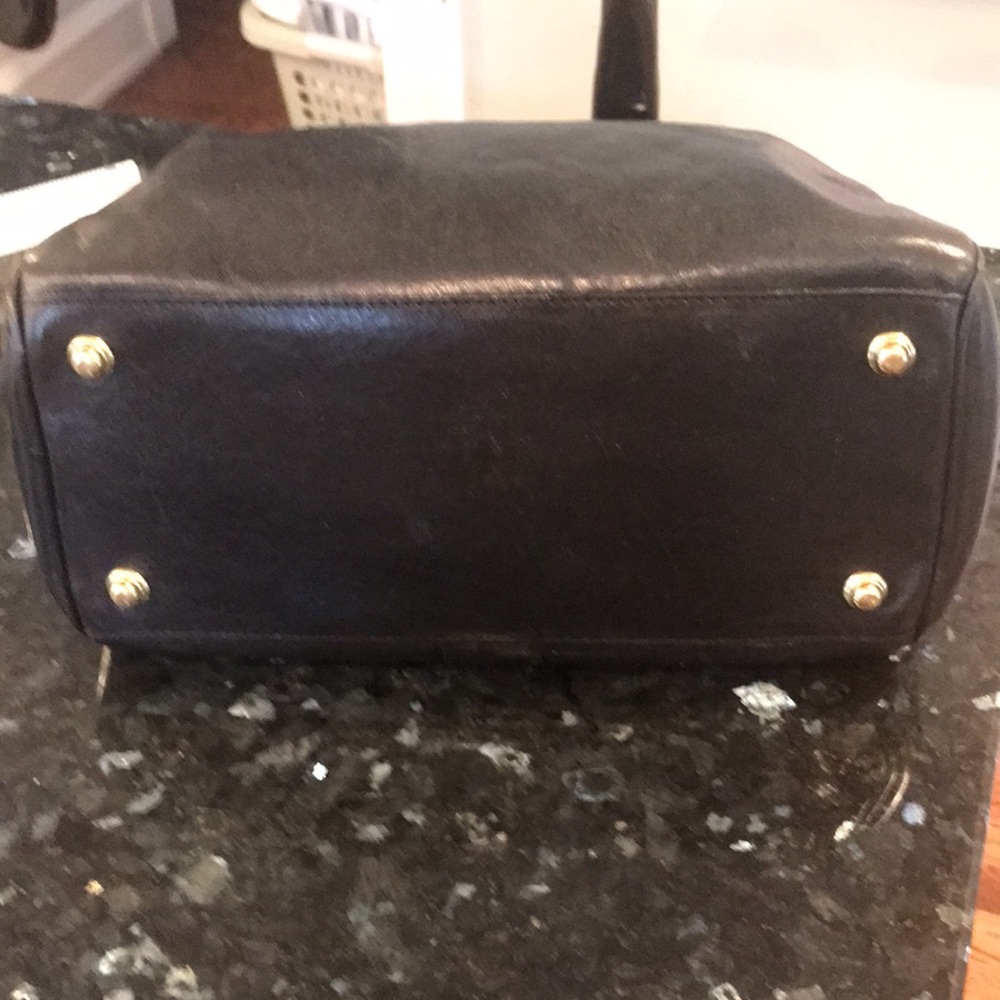Oroton  Black leather handbag - Picture 4 of 6